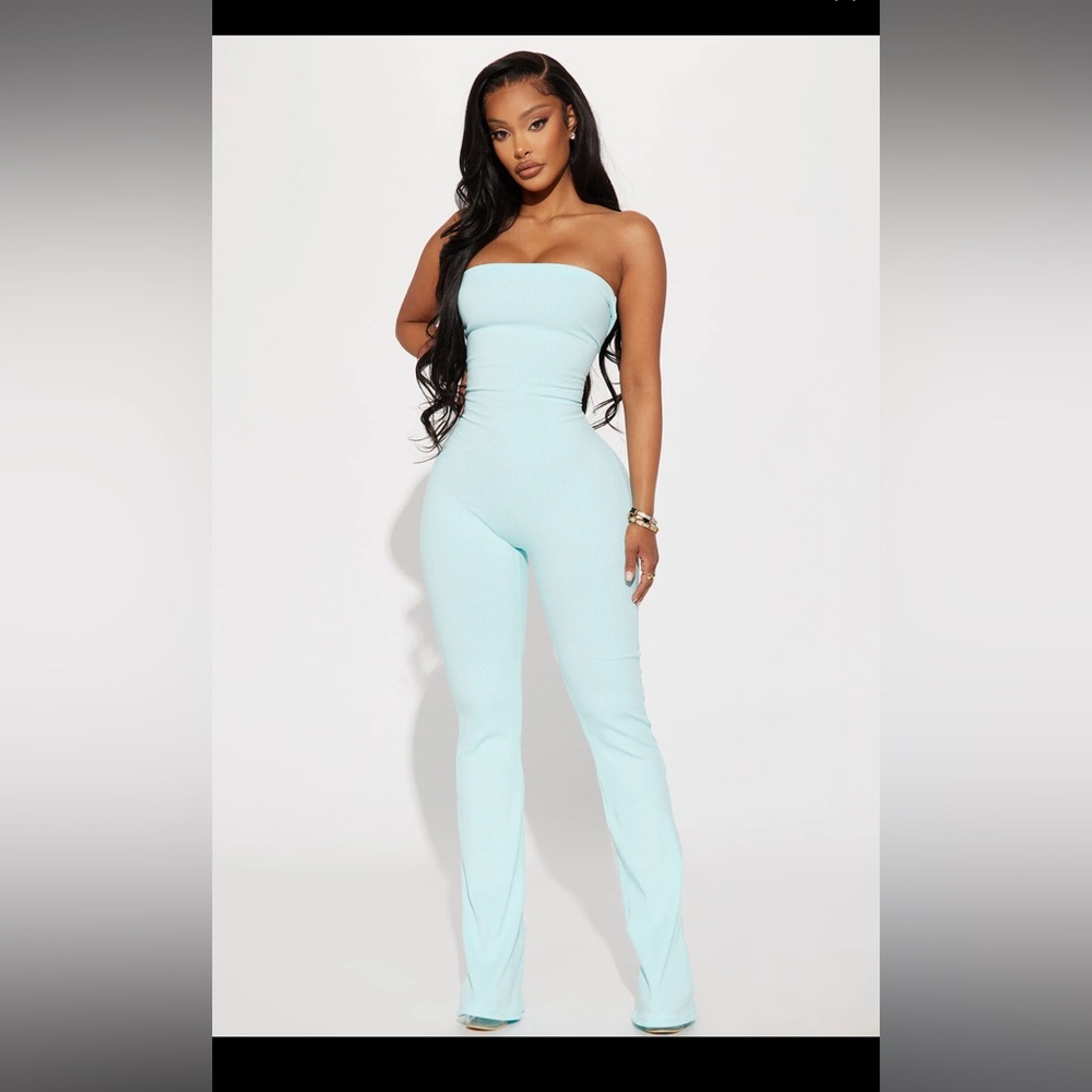 Alayna Snatched Jumpsuit -Fashion Nova Mint